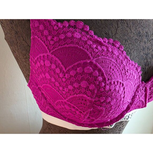 Victorias Secret Pink Lace Demi Double 34C - Picture 4 of 6